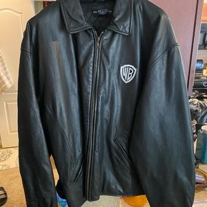 Warner brothers leather jacket